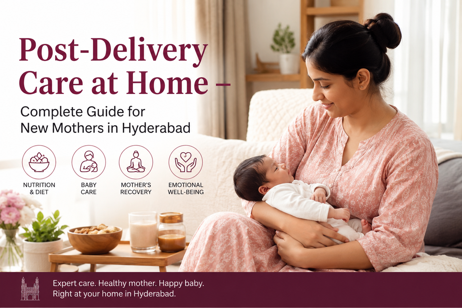 Post-Delivery Care at Home – Complete Guide for New Mothers in Hyderabad