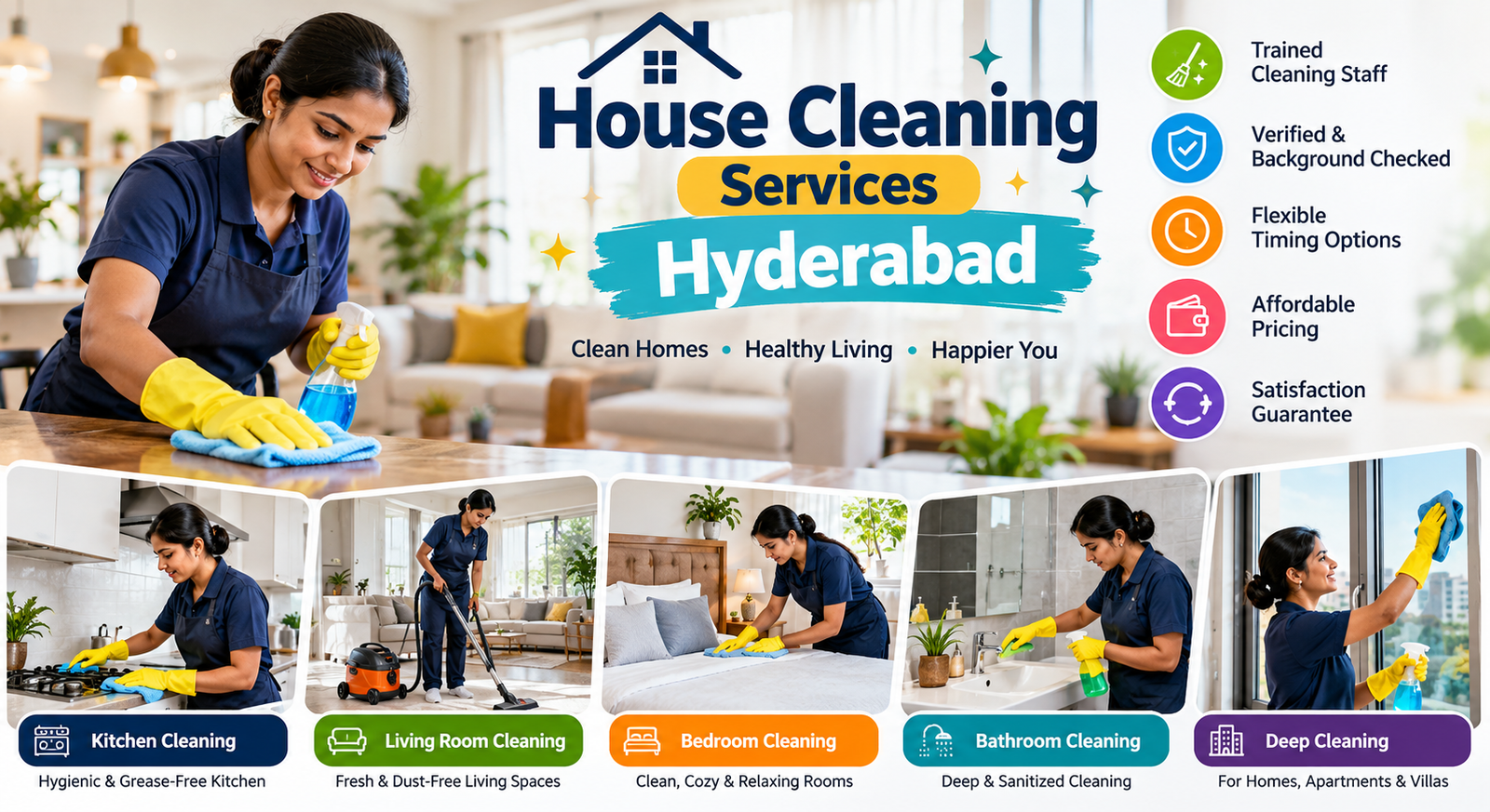 House Cleaning Services Hyderabad: How to Choose the Best