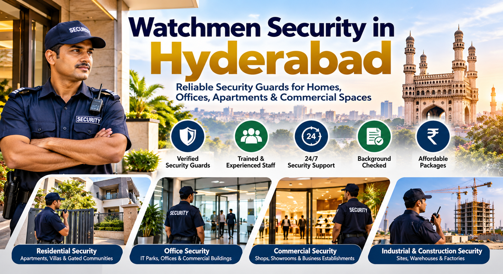 Watchmen Security in Hyderabad | Maid Services Hyderabad